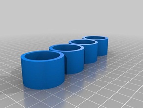 pies de mesa patas tubo reemplazo partes personalizador 3d print model - Mito3D