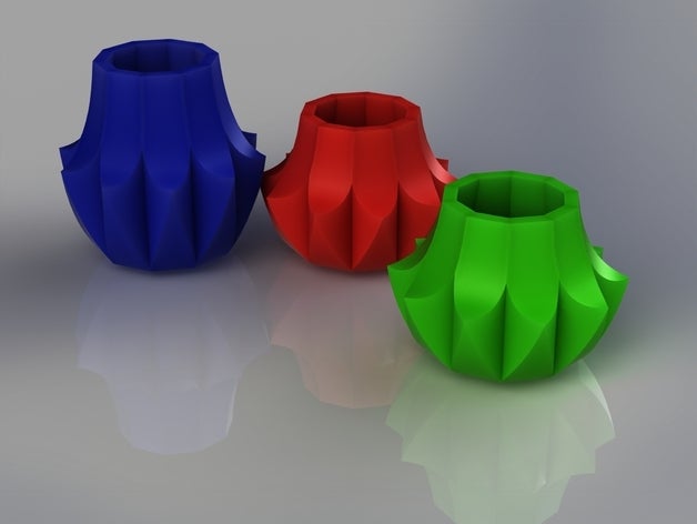 sharp vase 3d l'impression 3D print model - Mito3D