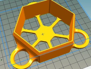 hexagon cookie cutter kitchen dining 3d print model - Mito3D