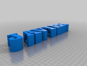 javier porta-lápis sinais logotipos personalizado 3d print model - Mito3D