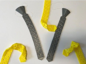mesh kids neck tie accessories kinematic necktie 3d print model - Mito3D