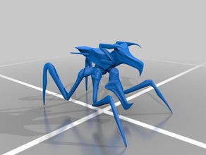 örümcek böcek starship troopers yaratıklar 3d print model - Mito3D