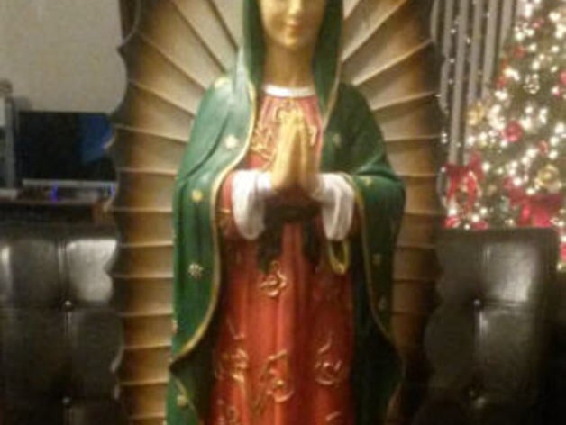 virgen de guadalupe l'art 3D print model - Mito3D