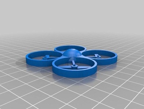 quadcopter modelo remix vehículos ornamento 3d print model - Mito3D