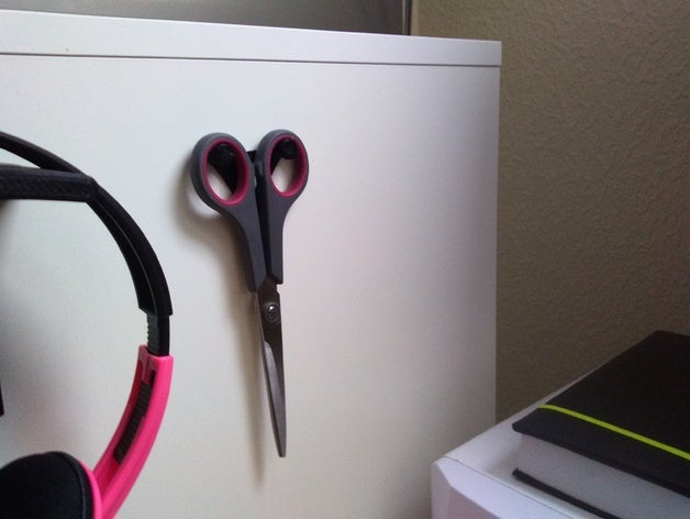 scissor hook organization holder scissors 3D print model - Mito3D