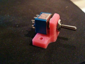 köşeli anahtar tutucu elektronik mikroswitch mount switch 3d print model - Mito3D