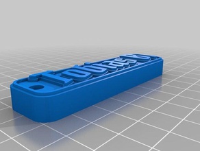 tobias usb de la cubierta llaveros personalizado 3d print model - Mito3D