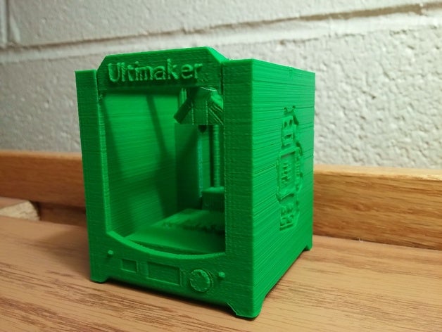 ultimaker 2 ornamento decoración concurso verde 3D print model - Mito3D