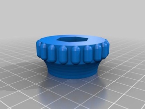 my customized ultimate nut knob generator diy 3d print model - Mito3D