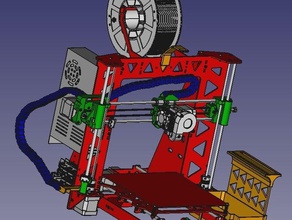 filament guide prusa p3steel aroxa 3d printer parts 3d print model - Mito3D
