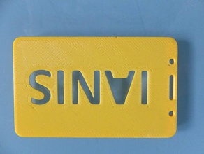 ianis id-card-Inhaber - Zubehör Kreditkarte 3d print model - Mito3D