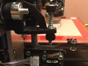 adjustable sainsmart endstop holder prusa i3 3d printer parts rework 3d print model - Mito3D