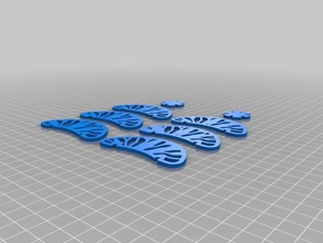 mandrin süs yeniden karıştırın dekor 3d print model - Mito3D