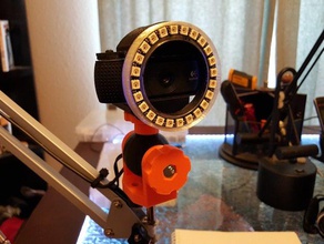 ikea tertial di montaggio videocamera lampada 3d print model - Mito3D