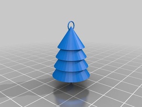 christmas tree earrings xmas 3d print model - Mito3D
