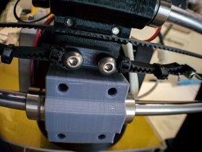 wanaho dup i3 x-axis belt screw holder 3d printing 3d print model - Mito3D