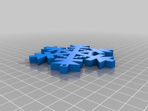 diode resistor snowflake ornament decor 3d print model - Mito3D
