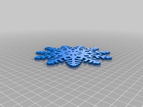 snow flake 1 other customized 3d print model - Mito3D