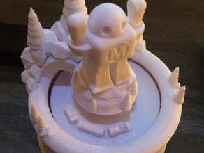 makey Weihnachten Zug Dekoration Spielzeug 3d print model - Mito3D