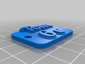 tom graci 6 eme keychains customized 3d print model - Mito3D