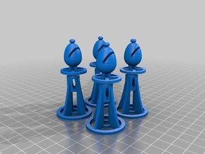 bishops chess set ii 3d printing 3d print model - Mito3D