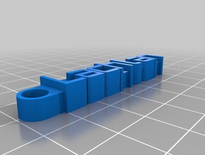 lachlan 2 porta-chaves organização personalizado 3d print model - Mito3D