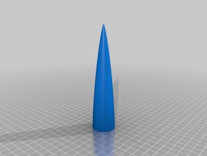 meu personalizados haack série de von karman foguete cone nariz gerador veículos 3d print model - Mito3D
