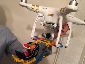phantom drone knex Eki rc araç dji In hayali santa 3d print model - Mito3D
