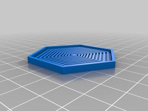hexagon-Untersetzer Küche Essen makeredchallenge scienceproject stemproject 3d print model - Mito3D