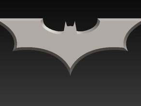 batarang props batman symbol cool movie prop 3d print model - Mito3D