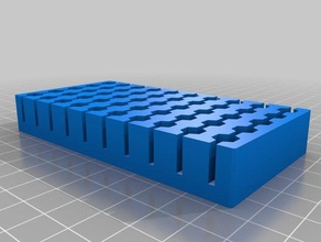 50 hex bit-Halter tool Inhaber - Boxen angepasst 3d print model - Mito3D