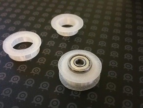 idler pulley conversion 525 zz bearing cobblebot 3d printer parts 3d print model - Mito3D