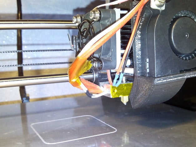 migbot prusa i3 fan mount 3d printer parts 3D print model - Mito3D