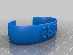 sgs bracciali personalizzato 3d print model - Mito3D
