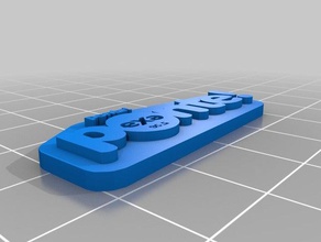 exa işaretler logoları özelleştirilmiş 3d print model - Mito3D