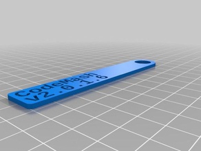 codemash Schlüsselanhänger alt - Organisation angepasst 3d print model - Mito3D
