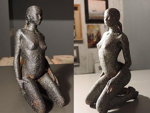 neal esculturas a arte garota nude sclupture 3d print model - Mito3D