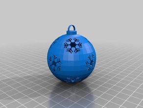 christmas tree snowflake ornament 3d printing 3d print model - Mito3D