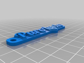 purolucio Anahtarlık özelleştirilmiş 3d print model - Mito3D