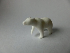 l'ours polaire les animaux 3d print model - Mito3D