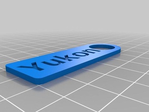 yukon keychain organization customized 3d print model - Mito3D