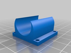 19 mm tubo dell'aria compressa clip strumenti 3d print model - Mito3D