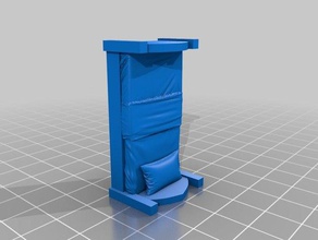 bed made 28mm openforge games 3d print model - Mito3D