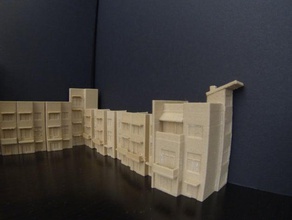 en yüksek oy alan apartman projesi yarım ön binalar yapılar mimarlık model oluşturma 3d print model - Mito3D