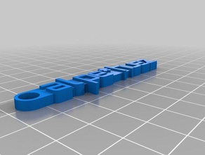 alpe dhuez chave de cadeia organização personalizado 3d print model - Mito3D