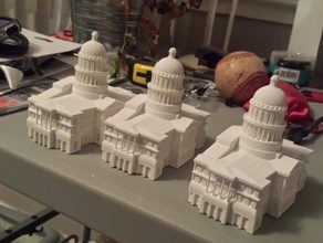 california state capitol building buildings structures 3d print model - Mito3D