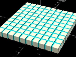 personalizable en base 10 cubos de matemáticas área cuadras personalizador makeredchallenge mathproject volumen 3d print model - Mito3D