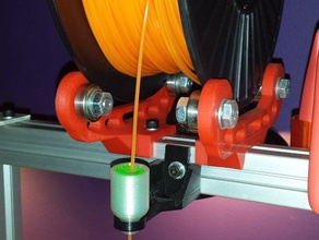 öler 3d Drucker - Zubehör Staub-filter filament-Staub-filter flexmendel pla pla-filter 3d print model - Mito3D