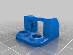 chain link mount 3d printer parts cable 3d print model - Mito3D
