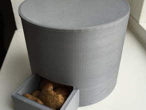 dog treat holder 3d printing print printer bowl food treats easy simple stylish 3d print model - Mito3D